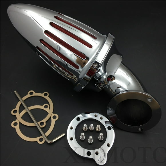 Gloss Black Bullet Spike Air Cleaner Intake For Harley S&S Custom Cv Evo Xl Spor